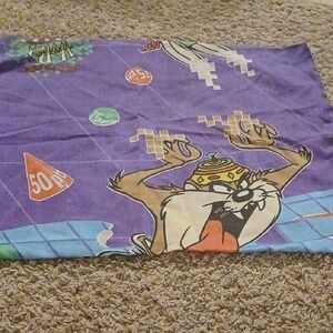 Warner Bros. Taz Pillowcase - Purple and Multicolor